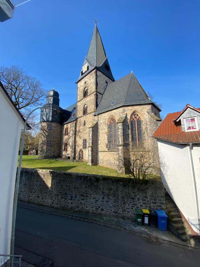 Ferienwohnung Kirchblick Hungen Bagian luar foto